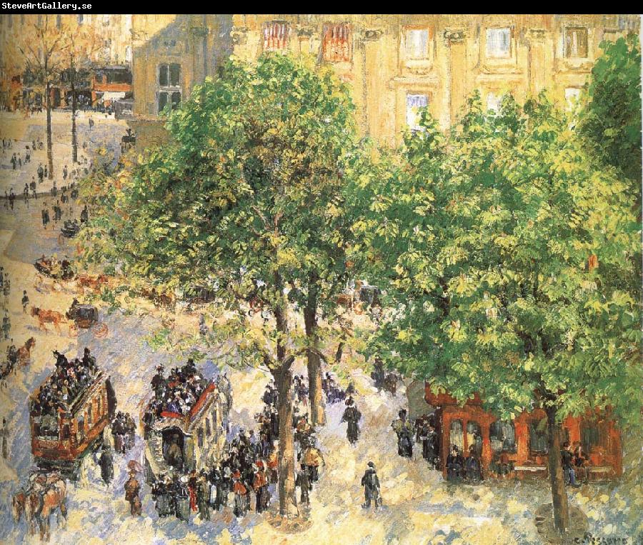 Camille Pissarro Paris spring sunshine streetscape